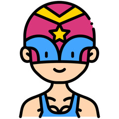 Wrestler line color icon