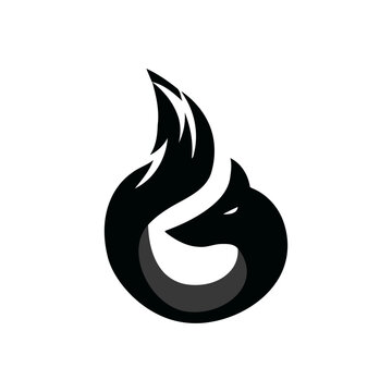 Fox icon logo design
