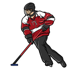 ringette athlete  sport player on ice