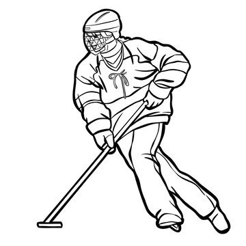 ringette athlete  sport player on ice