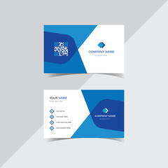 Vector clean modern business card template