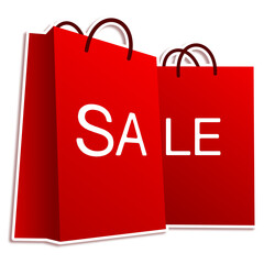 sale on bags illustration
