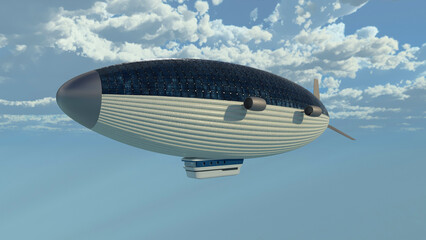 Solar powered airship © anibal