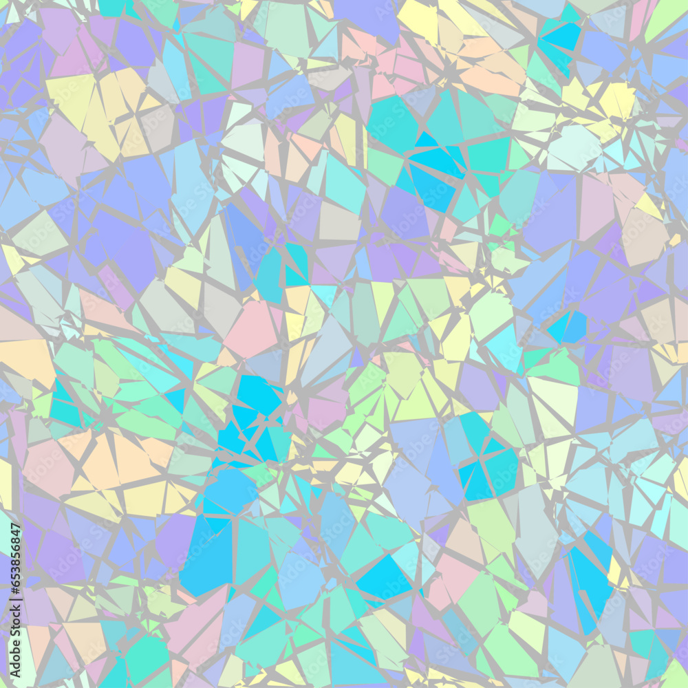 Poster vector seamless abstract mosaic art pattern. art background.
