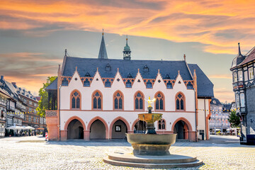 Markt, Altstadt, Goslar, Niedersachsen, Deutschland 