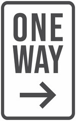 One Way Sign
