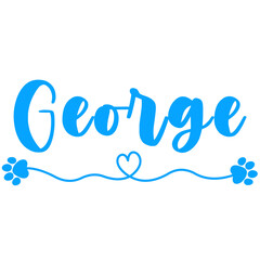George Name for Baby Boy Dog