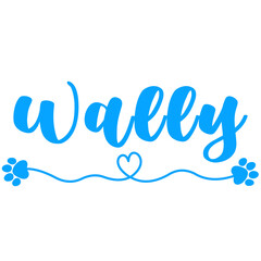 Wally Name for Baby Boy Dog