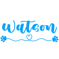 Watson Name for Baby Boy Dog