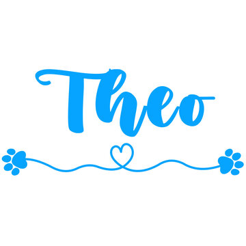 Theo Name for Baby Boy Dog