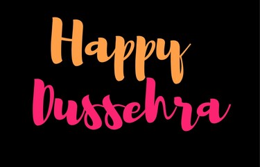 Happy dussehra festival celebration illustration design.