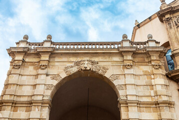 Porta Garibaldi in Marsala, Sicily, Italy,