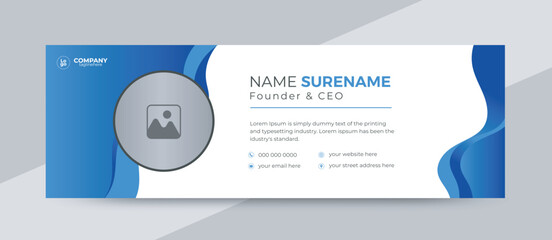 Email Signature design | Simple & clean email signature design