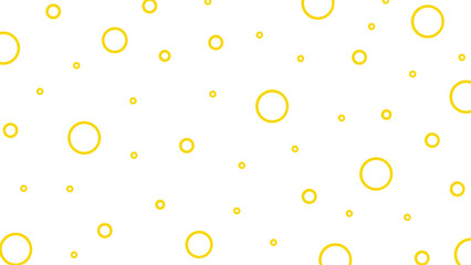 White background with yellow circles