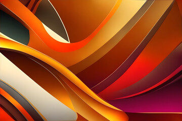 3d Colorful abstract modern background. 3d colorful canva background. generative ai