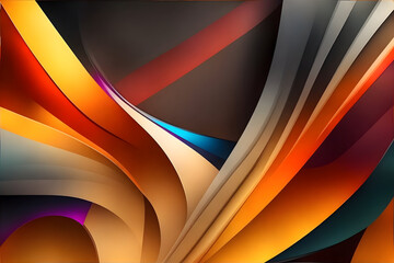 3d Colorful abstract wallpaper modern background 40. generative ai