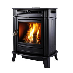 Pellet Stove isolated on transparent background