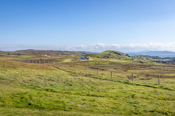 Ballyhillin, Ireland - September 1 2023 "Wild Atlantic Way scenic road, Mailin Head"