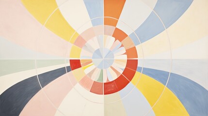 abstract background. Hand drawn various shapes and doodle objects. Contemporary modern trendy illustration. Pastel colors