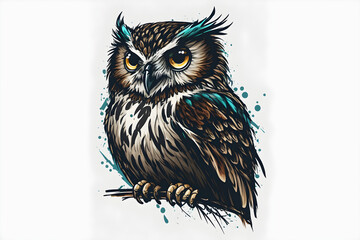 owl logo design