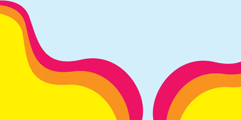 abstract banner design. Elegant wavy vector background