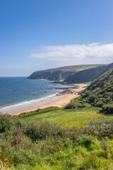 Fototapeta premium Mossy Glen, Ireland - September 1 2023 