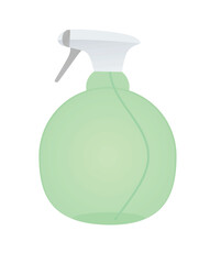 Spray bottle with sprayer. vector