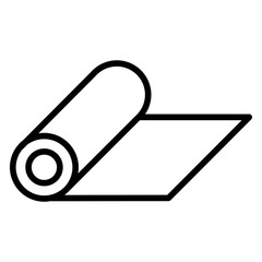 Outline Gym Mat icon