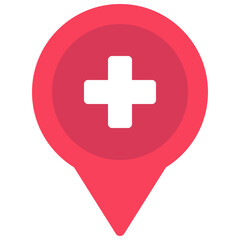 Hospital Location Icon
