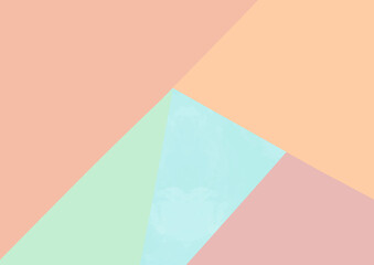 geometric pastel colour design