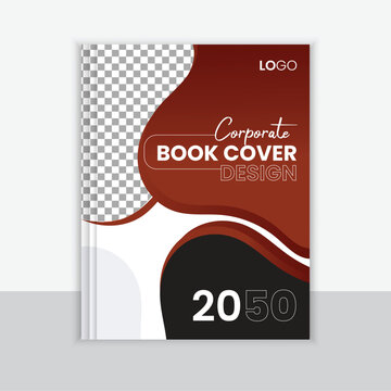 Business book cover design and profile cover design template