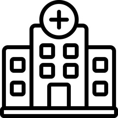 Hospital Building Icon