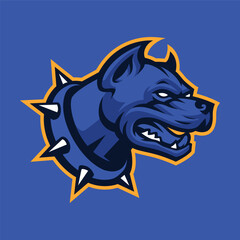pit bull vector mascot