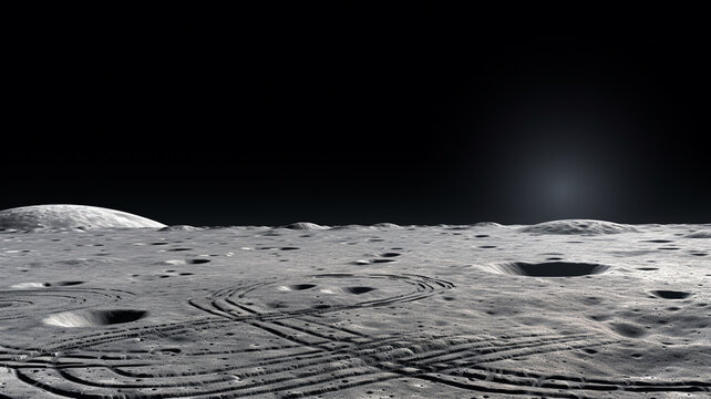 Lunokhod on the moon