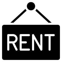 Rent Sign Icon