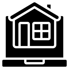 House Laptop Icon