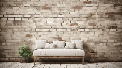 High-Quality Interior Design Showcasing a Sofa Set Against a Textured Wall Through Stunning Photographs