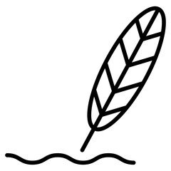 Outline Quill icon