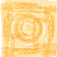 yellow white soft abstract colorful Hijab Square Scarf Design with ornaments and geometric shapes classic and modern Pattern silk neck scarf duvet cover carpet rug design texture vector