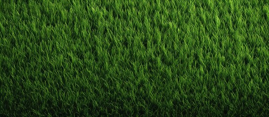 Lush green grass creates a captivating field for team sports