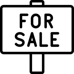 For Sale Sign Icon