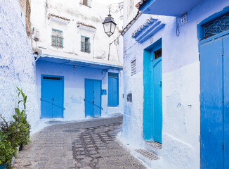  blue streets of Chefchaouen Morocco