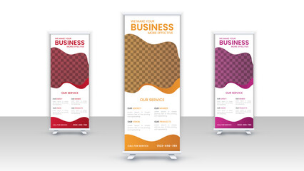 Roll up, roll up banner, rollup banner brochure flyer banner design template vector, roll up design modern x-banner and flag-banner. rectangle size
