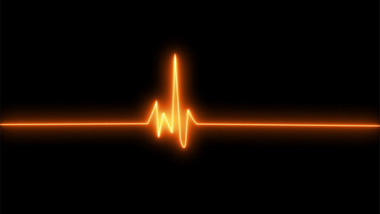 Cardiogram cardiograph oscilloscope screen blue illustration background. Emergency ecg monitoring. Blue glowing neon heart pulse. Heartbeat. Electrocardiogram - obrazy, fototapety, plakaty