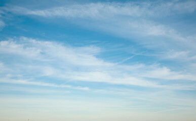 blue sky with clouds