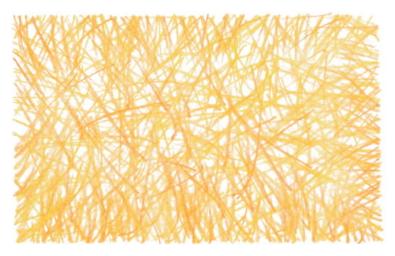 PNG Hand drawn yellow scrawl sketch line hatching. Pen, pencil, pastel texture art grunge texture stain on transparent background. - Powered by Adobe
