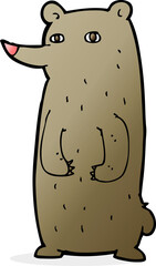 funny cartoon bear