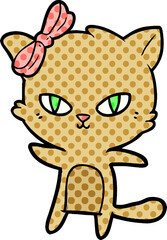 cute cartoon cat