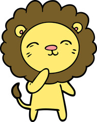cartoon lion
