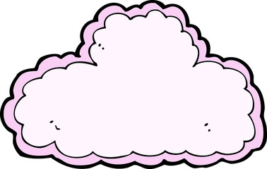 cartoon cloud symbol